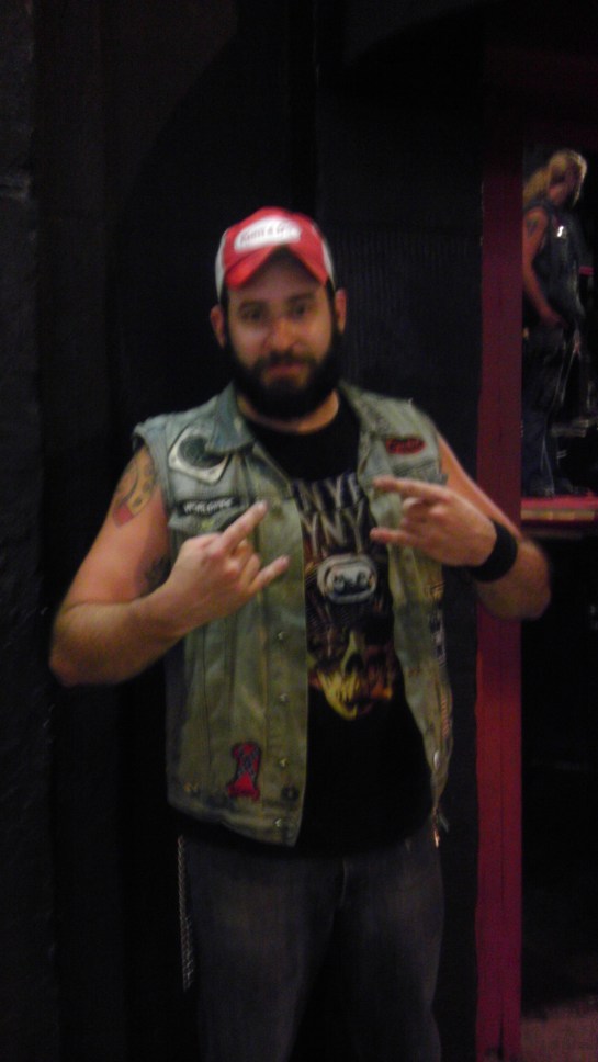 Adam outside the Whisky